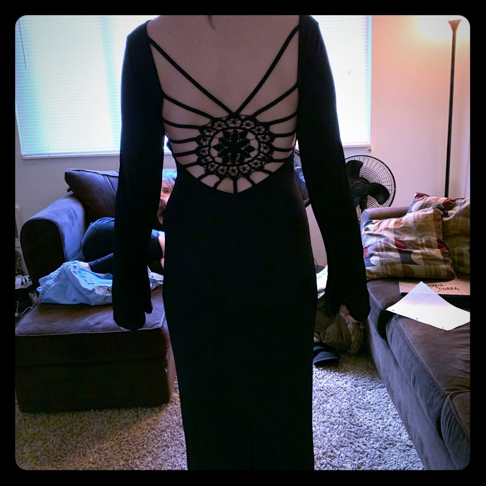I long black dress